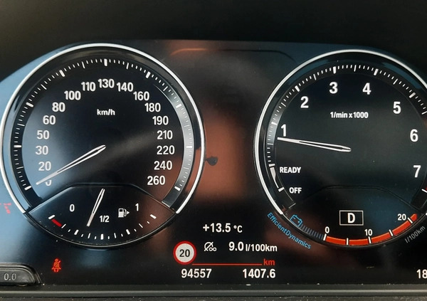 BMW X1 cena 119900 przebieg: 94557, rok produkcji 2020 z Biała małe 466